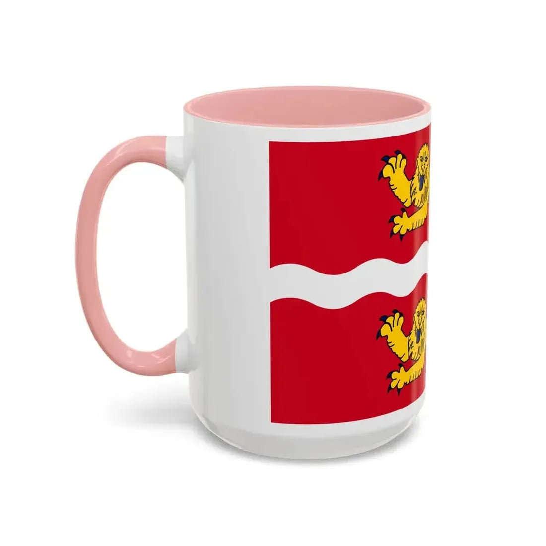 Flag of Seine Maritime France 2 - Accent Coffee Mug - Go Mug Yourself