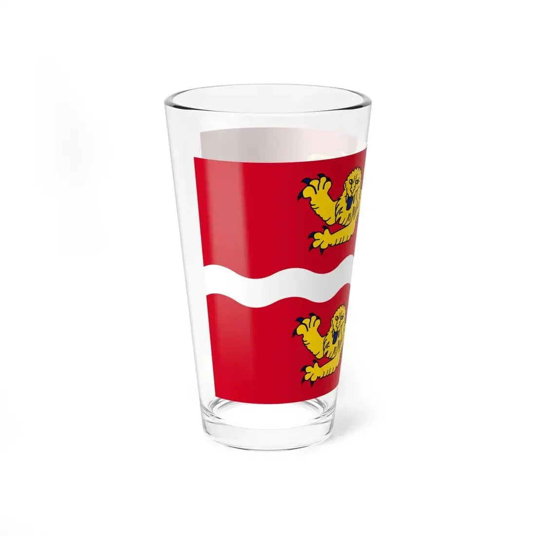 Flag of Seine Maritime France 2 - Pint Glass 16oz - Go Mug Yourself