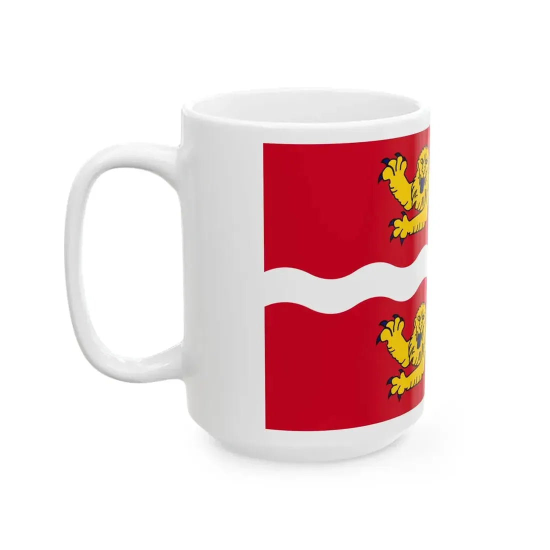 Flag of Seine Maritime France 2 - White Coffee Mug - Go Mug Yourself