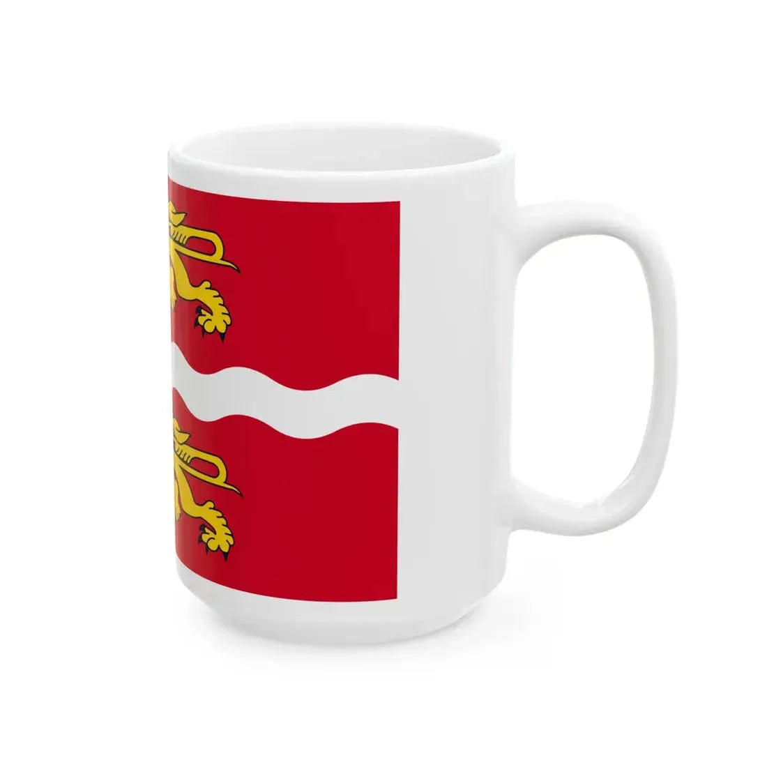 Flag of Seine Maritime France 2 - White Coffee Mug - Go Mug Yourself