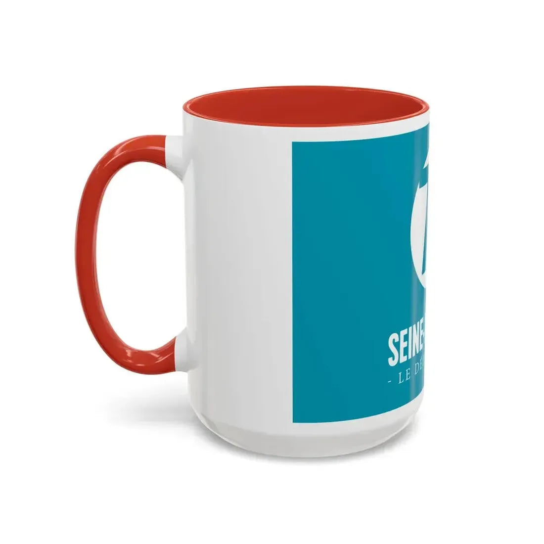Flag of Seine Maritime France - Accent Coffee Mug - Go Mug Yourself