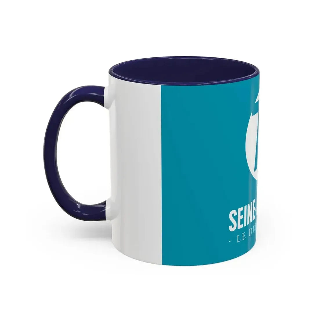 Flag of Seine Maritime France - Accent Coffee Mug - Go Mug Yourself