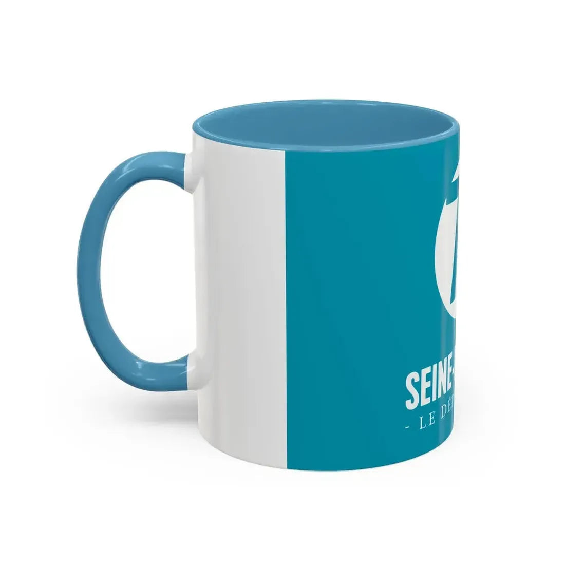 Flag of Seine Maritime France - Accent Coffee Mug - Go Mug Yourself