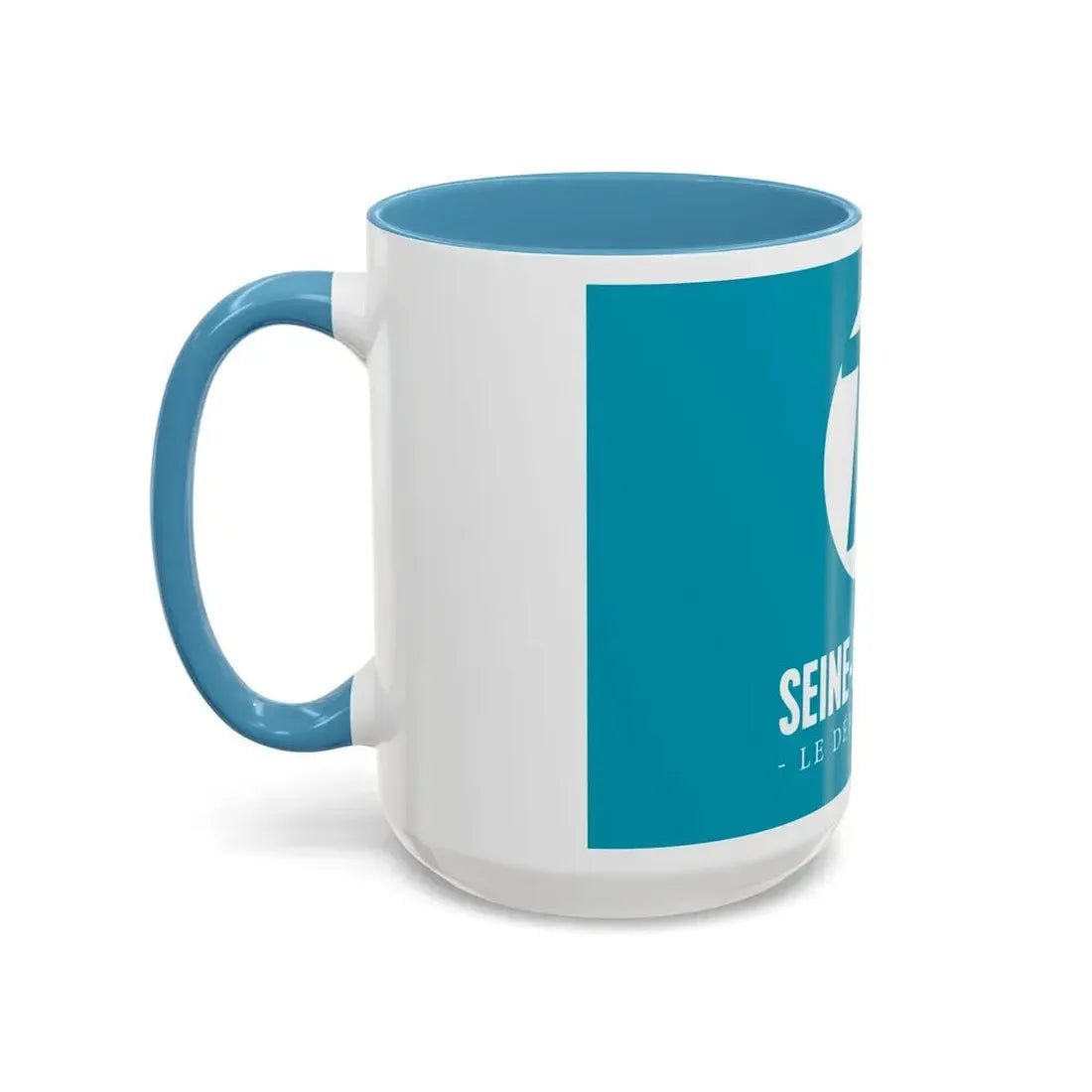 Flag of Seine Maritime France - Accent Coffee Mug - Go Mug Yourself