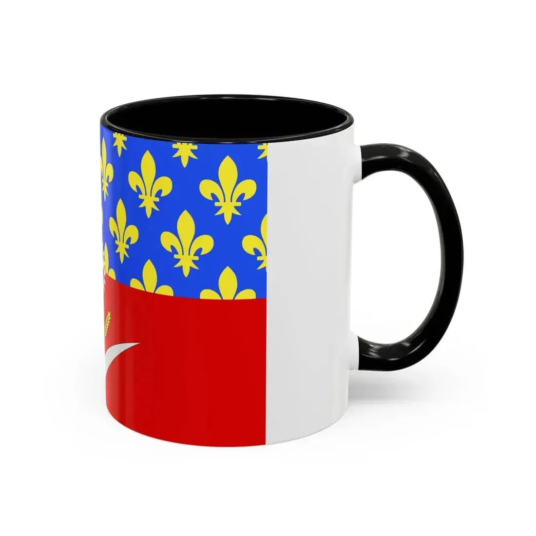 Flag of Seine Saint Denis France - Accent Coffee Mug - Go Mug Yourself