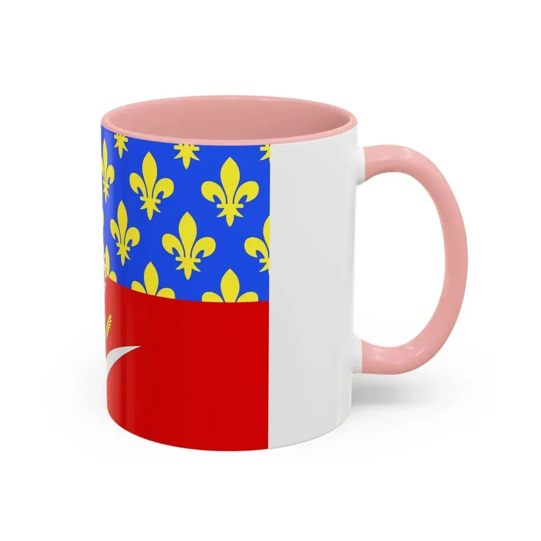 Flag of Seine Saint Denis France - Accent Coffee Mug - Go Mug Yourself
