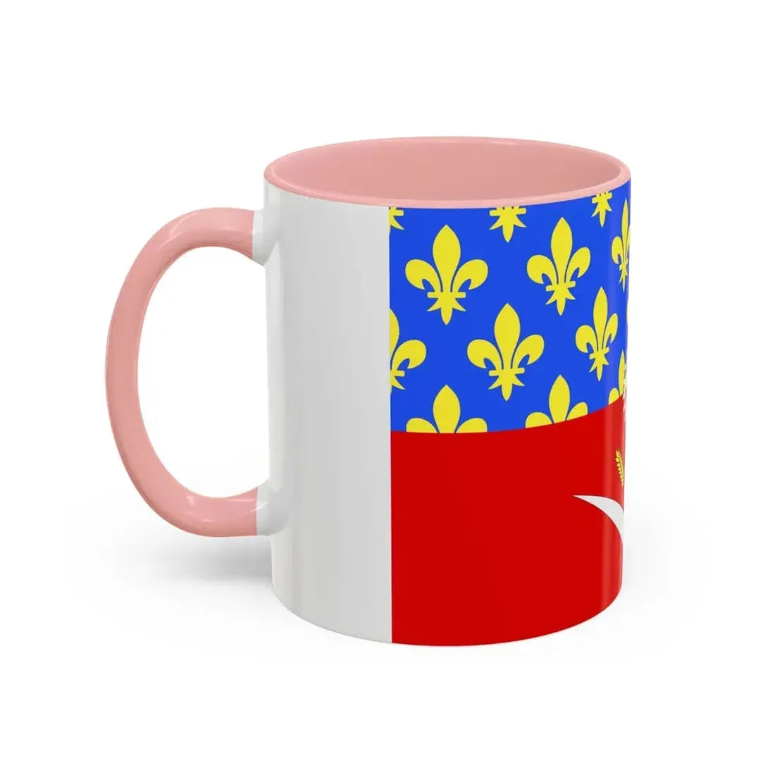 Flag of Seine Saint Denis France - Accent Coffee Mug - Go Mug Yourself