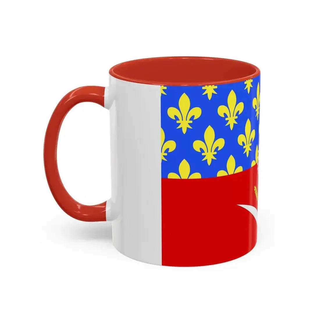 Flag of Seine Saint Denis France - Accent Coffee Mug - Go Mug Yourself