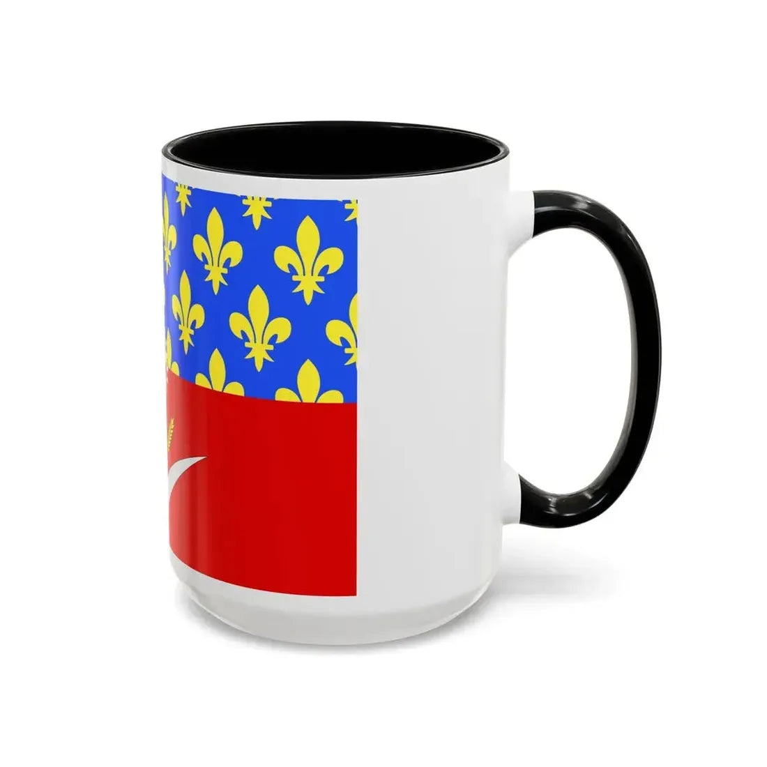 Flag of Seine Saint Denis France - Accent Coffee Mug - Go Mug Yourself