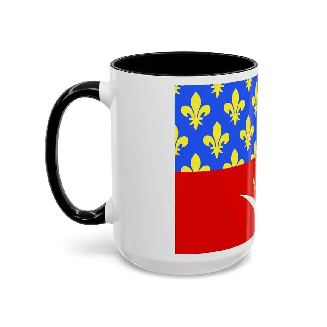 Flag of Seine Saint Denis France - Accent Coffee Mug - Go Mug Yourself