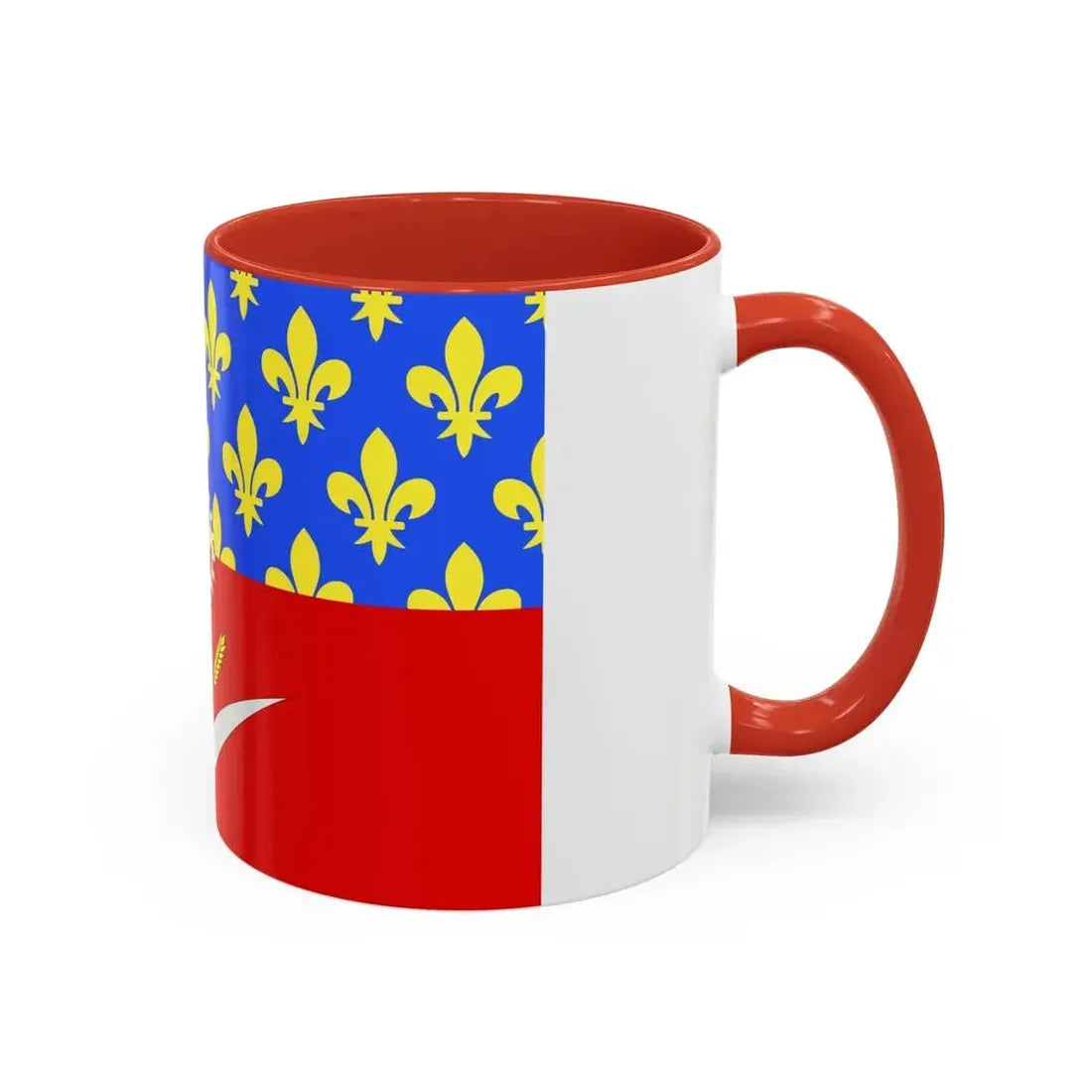 Flag of Seine Saint Denis France - Accent Coffee Mug - Go Mug Yourself