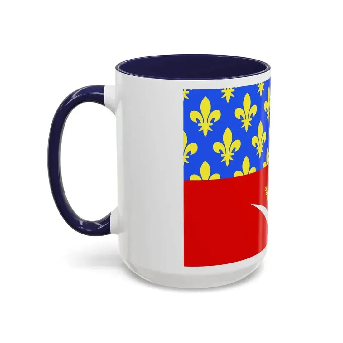 Flag of Seine Saint Denis France - Accent Coffee Mug - Go Mug Yourself