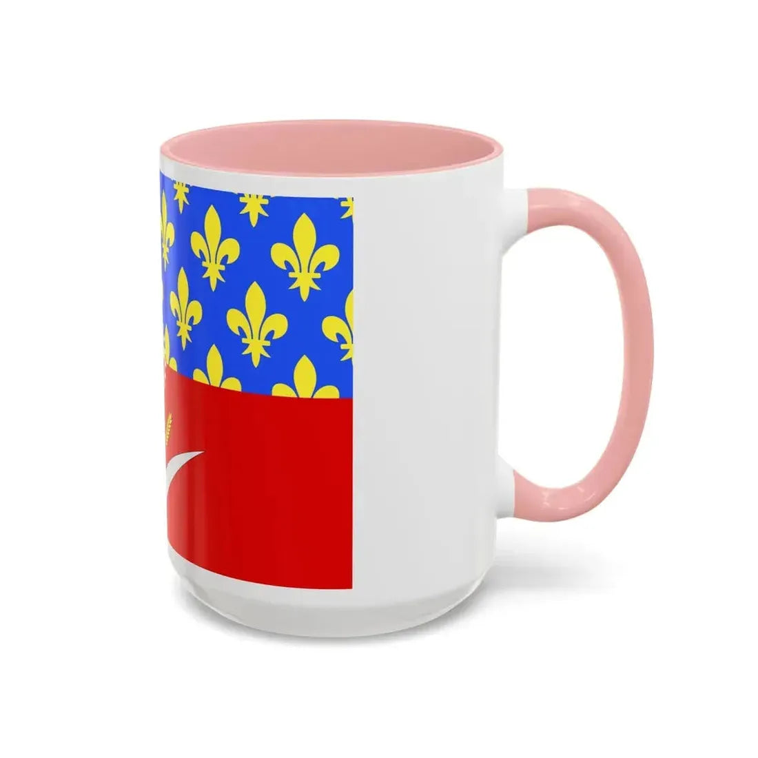 Flag of Seine Saint Denis France - Accent Coffee Mug - Go Mug Yourself