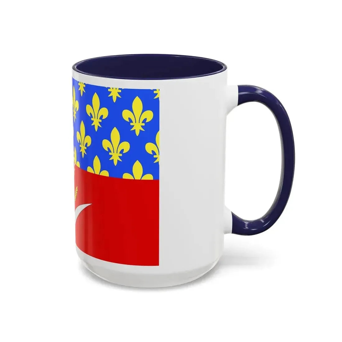 Flag of Seine Saint Denis France - Accent Coffee Mug - Go Mug Yourself