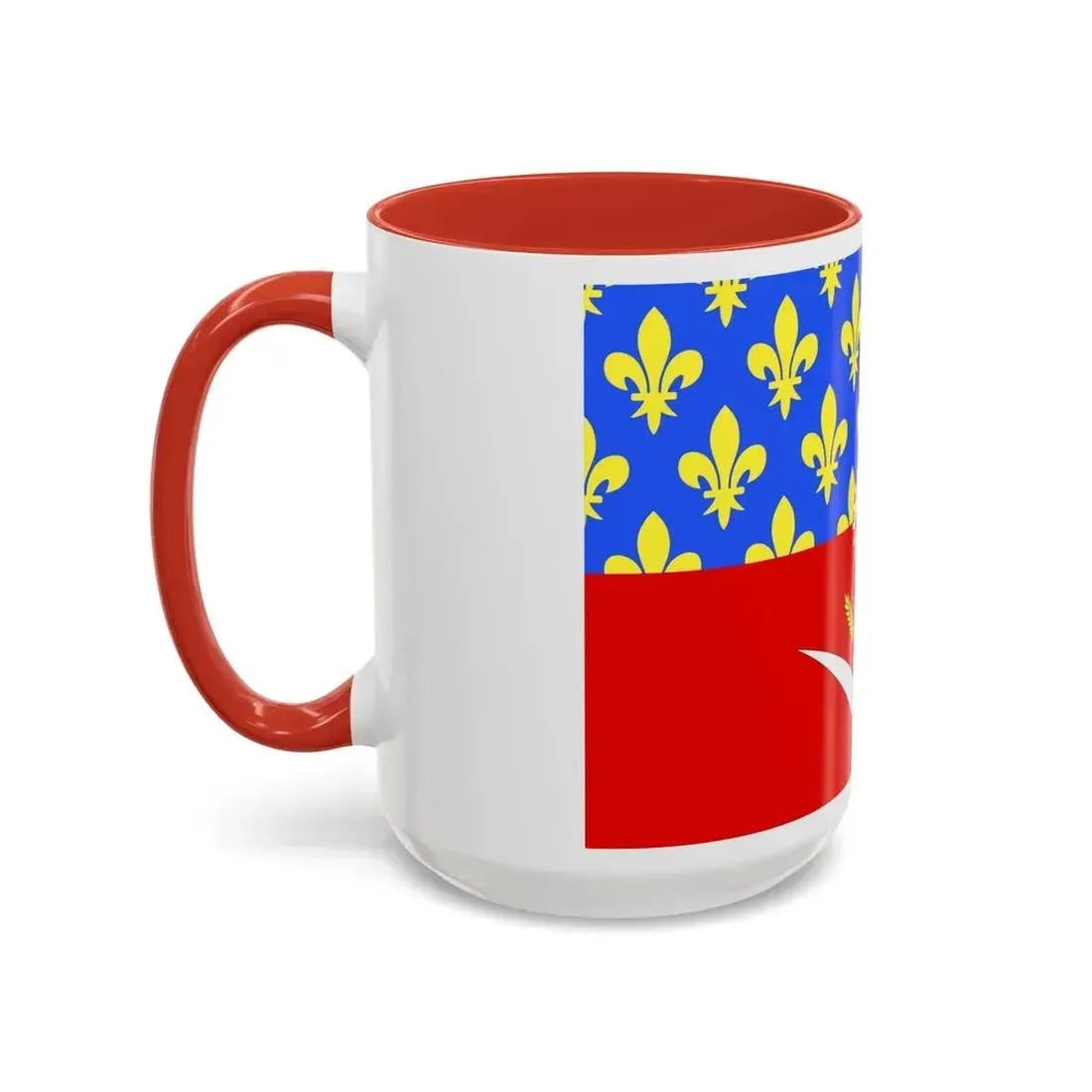 Flag of Seine Saint Denis France - Accent Coffee Mug - Go Mug Yourself