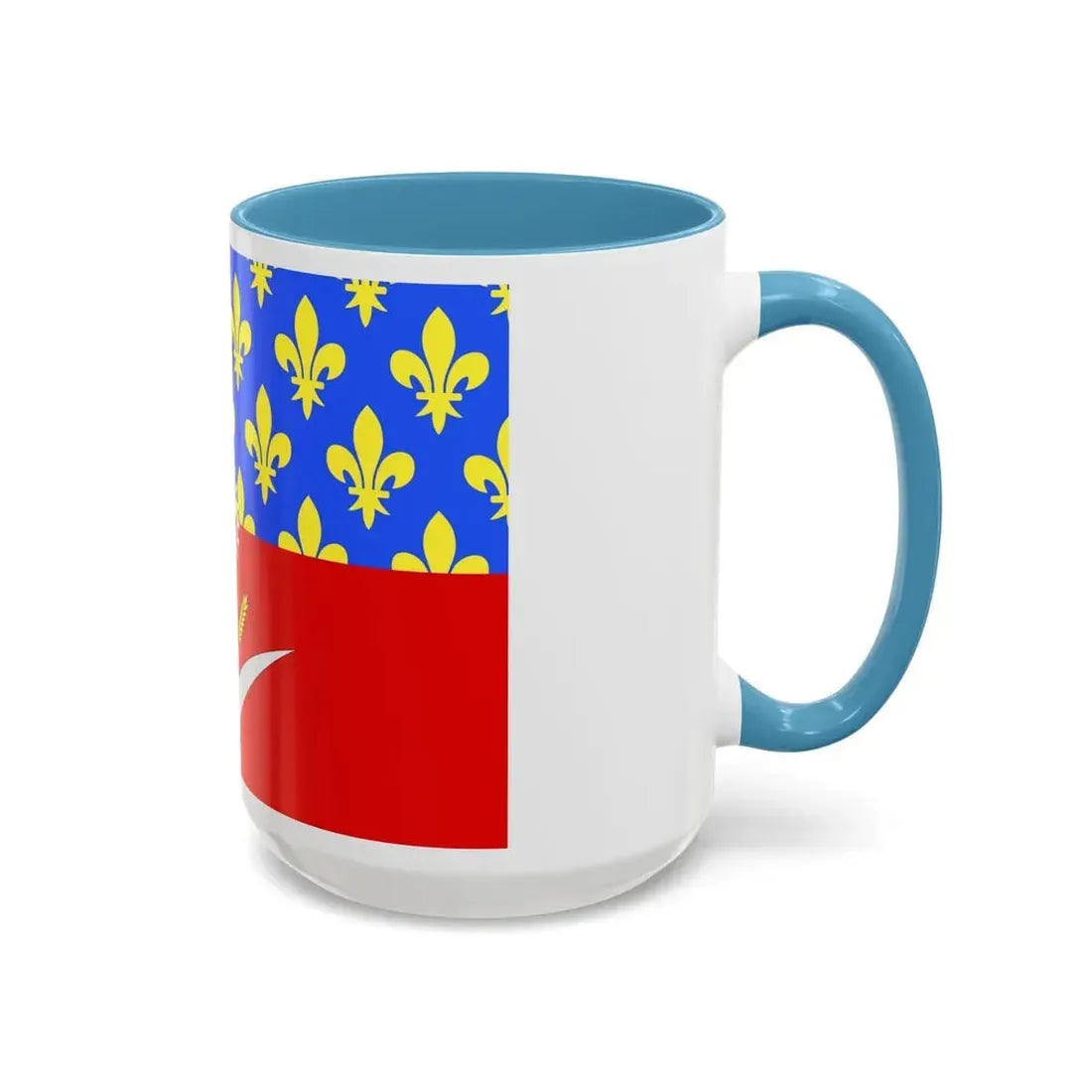 Flag of Seine Saint Denis France - Accent Coffee Mug - Go Mug Yourself