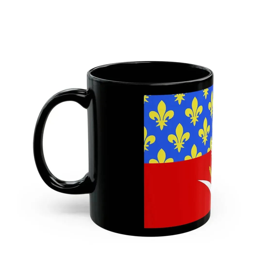 Flag of Seine Saint Denis France - Black Coffee Mug - Go Mug Yourself