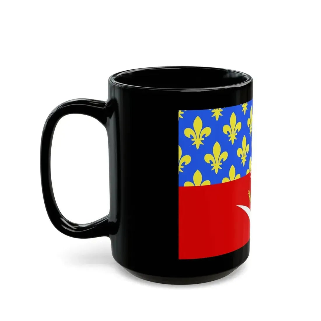 Flag of Seine Saint Denis France - Black Coffee Mug - Go Mug Yourself