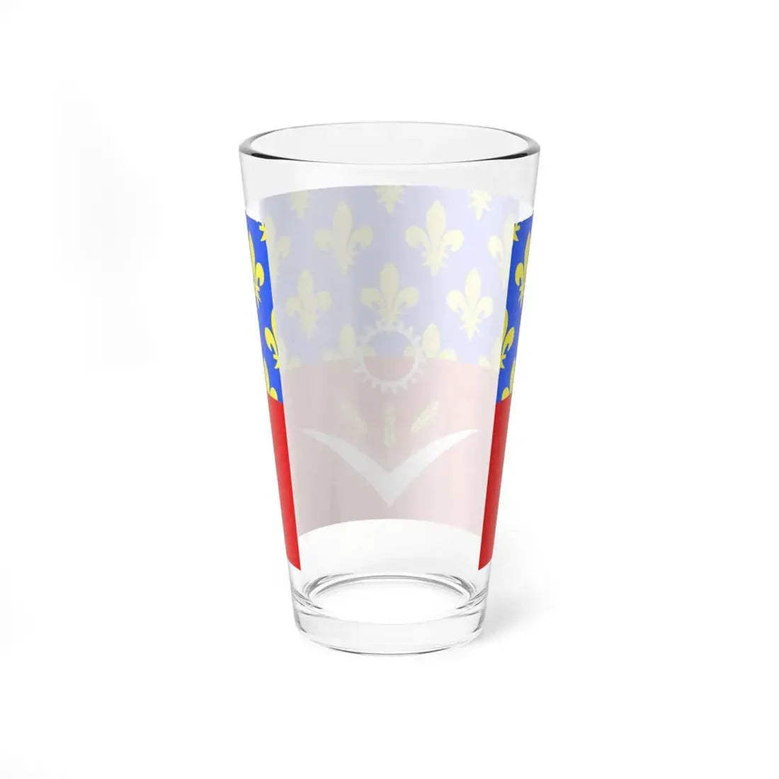 Flag of Seine Saint Denis France - Pint Glass 16oz - Go Mug Yourself