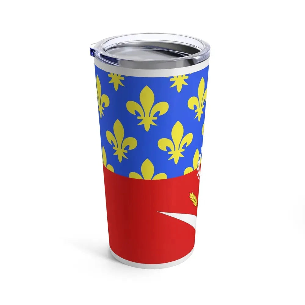 Flag of Seine Saint Denis France - Tumbler 20oz - Go Mug Yourself