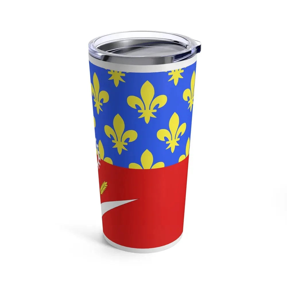 Flag of Seine Saint Denis France - Tumbler 20oz - Go Mug Yourself