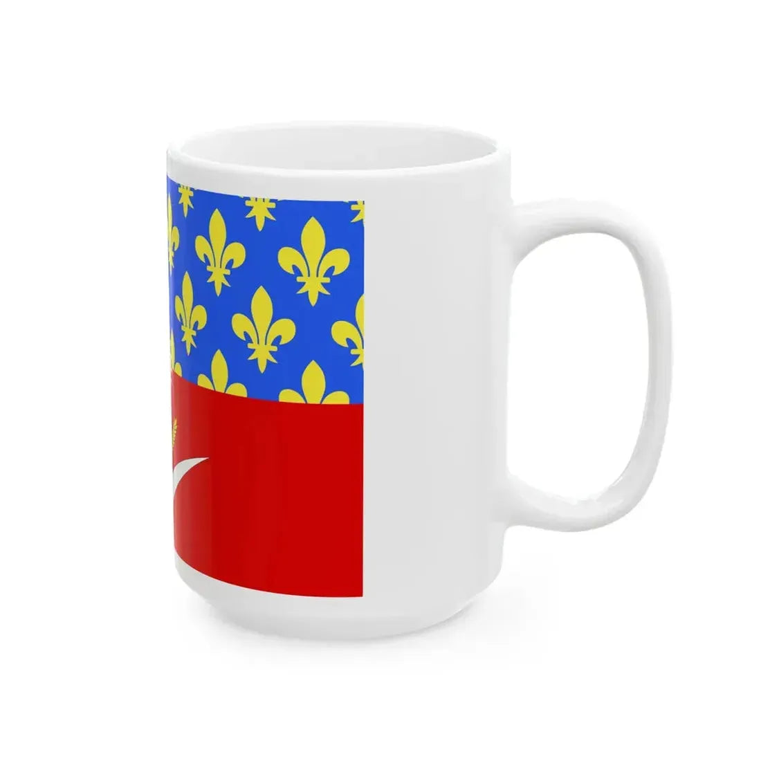 Flag of Seine Saint Denis France - White Coffee Mug - Go Mug Yourself