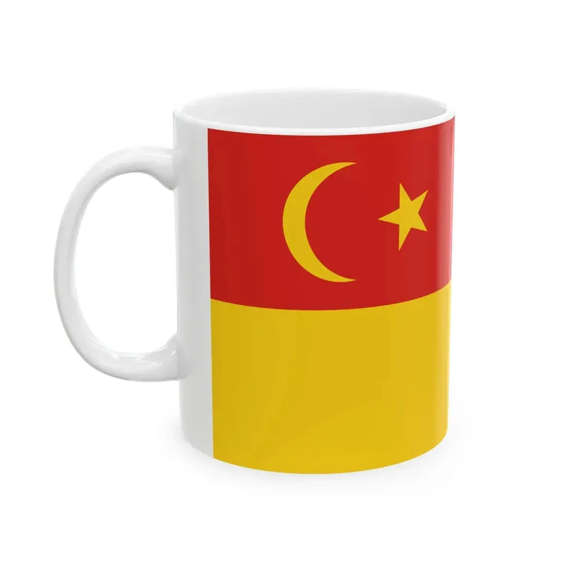 Flag of Selangor 1912 (Malaysia) White Coffee Mug - Go Mug Yourself