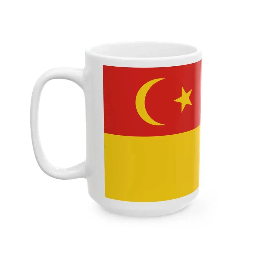 Flag of Selangor 1912 (Malaysia) White Coffee Mug - Go Mug Yourself