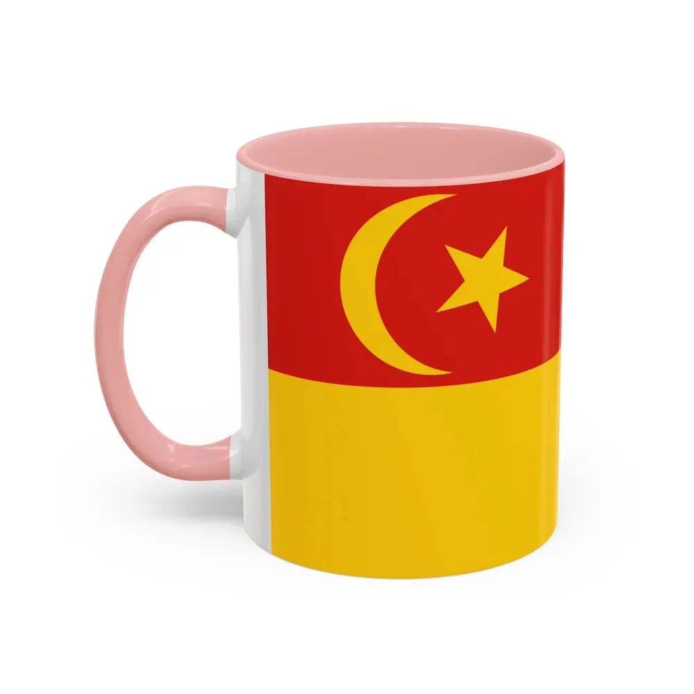 Flag of Selangor pre 1965 Malaysia - Accent Coffee Mug - Go Mug Yourself