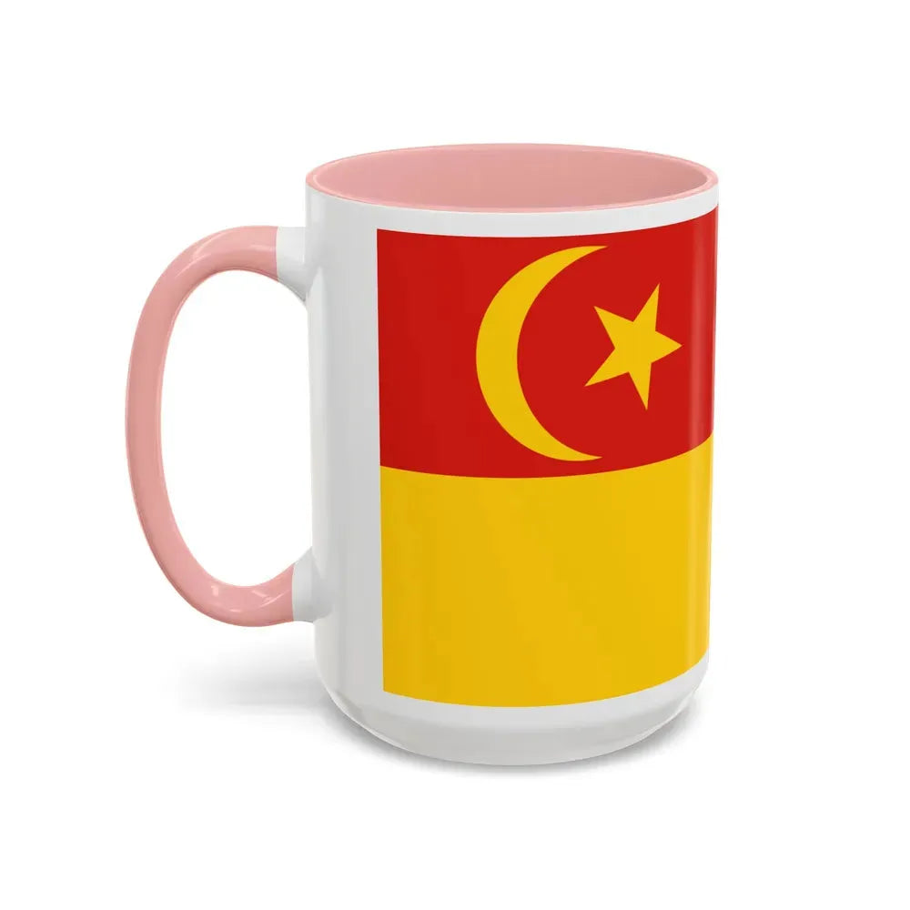 Flag of Selangor pre 1965 Malaysia - Accent Coffee Mug - Go Mug Yourself