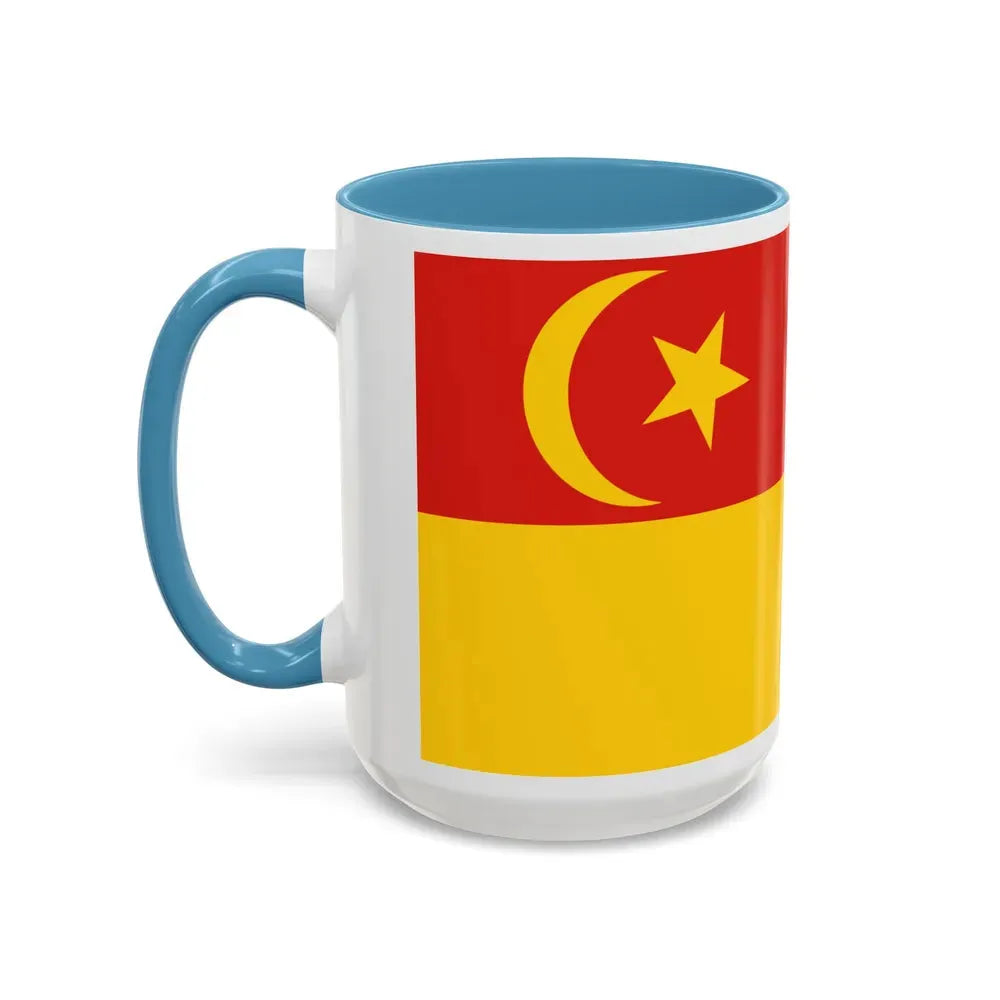Flag of Selangor pre 1965 Malaysia - Accent Coffee Mug - Go Mug Yourself