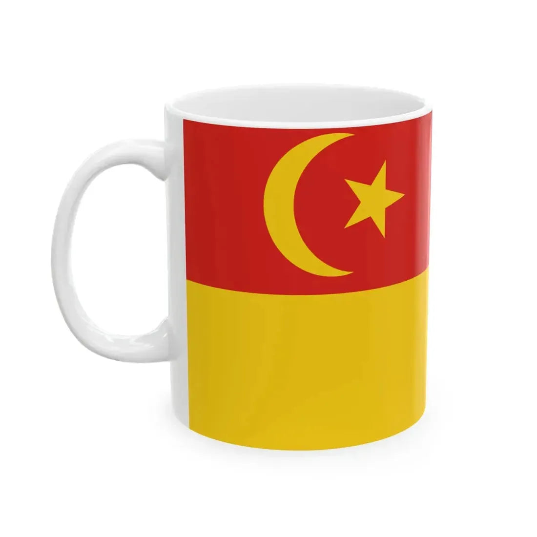 Flag of Selangor pre 1965 (Malaysia) White Coffee Mug - Go Mug Yourself
