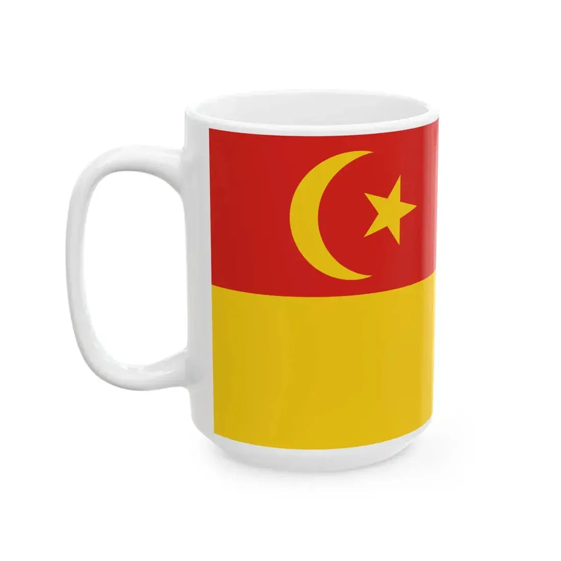Flag of Selangor pre 1965 (Malaysia) White Coffee Mug - Go Mug Yourself