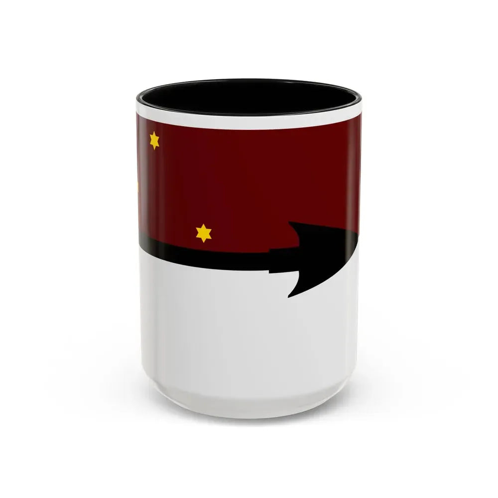 Flag of Selk'nam - Accent Coffee Mug 15oz Black - Go Mug Yourself