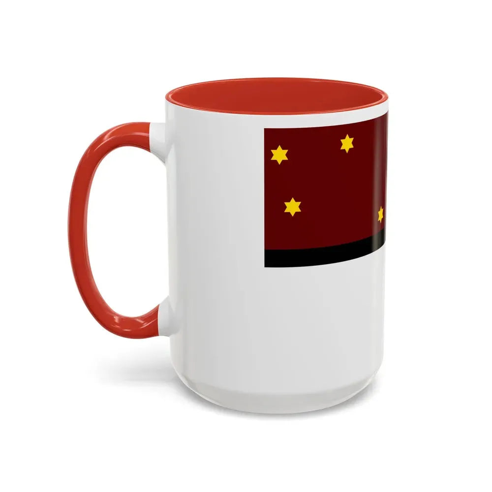 Flag of Selk'nam - Accent Coffee Mug - Go Mug Yourself