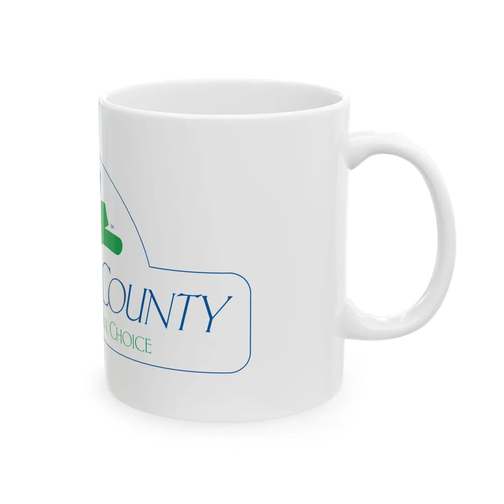 Flag of Seminole County Florida (United States) White Coffee Mug - Go Mug Yourself