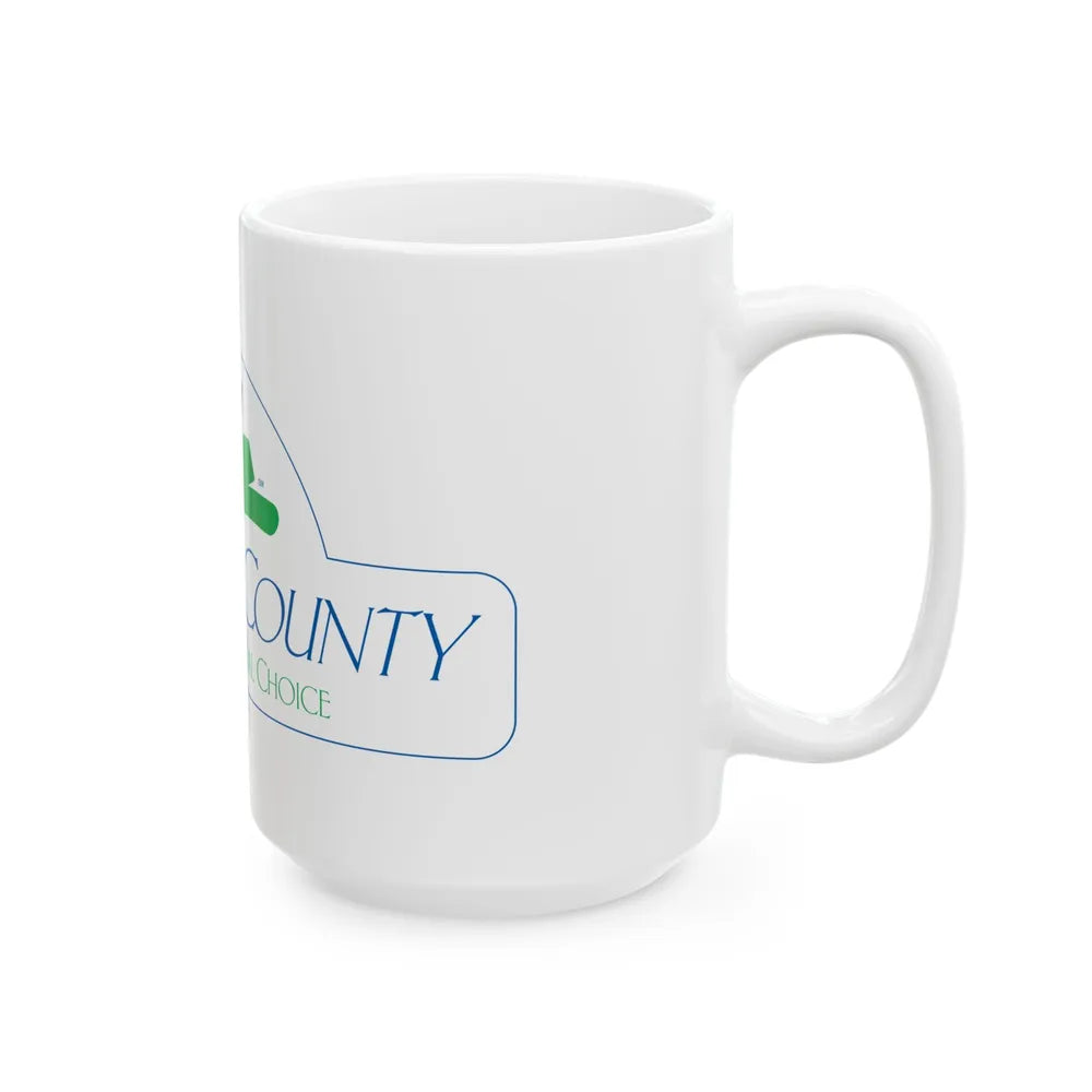 Flag of Seminole County Florida (United States) White Coffee Mug - Go Mug Yourself