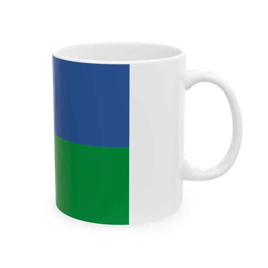 Flag of Senaki Municipality (Georgia) White Coffee Mug - Go Mug Yourself