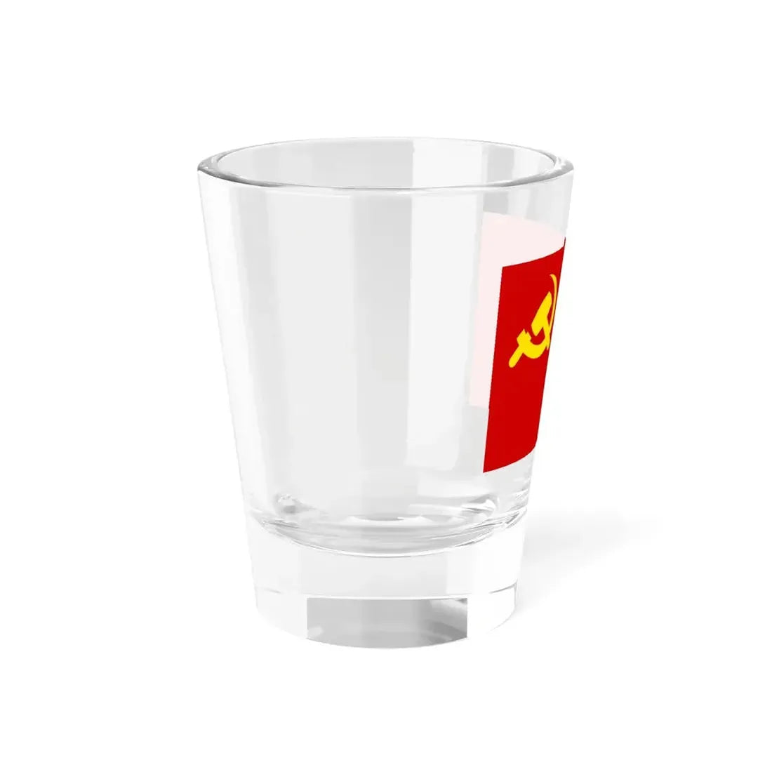 Flag of Sendero Luminoso (Peru) Shot Glass 1.5oz - Go Mug Yourself