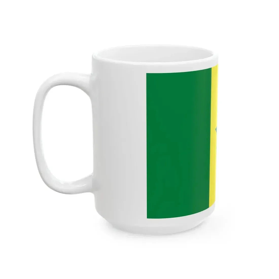 Flag of Senegal (Senegal) White Coffee Mug - Go Mug Yourself