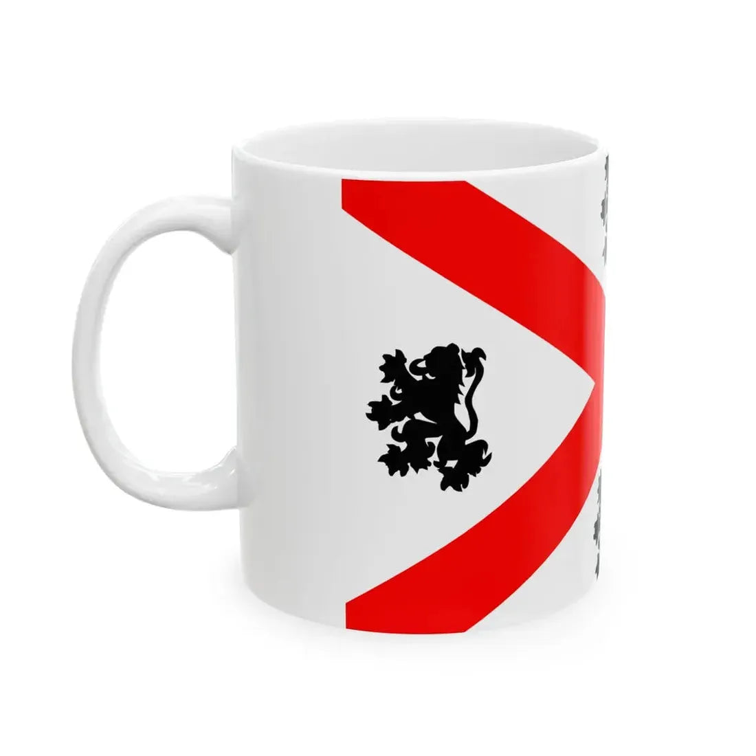 Flag of Seraing (Belgium) White Coffee Mug - Go Mug Yourself