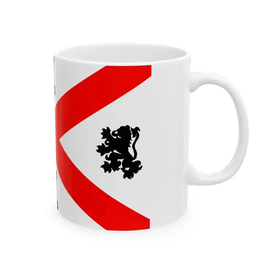 Flag of Seraing (Belgium) White Coffee Mug - Go Mug Yourself