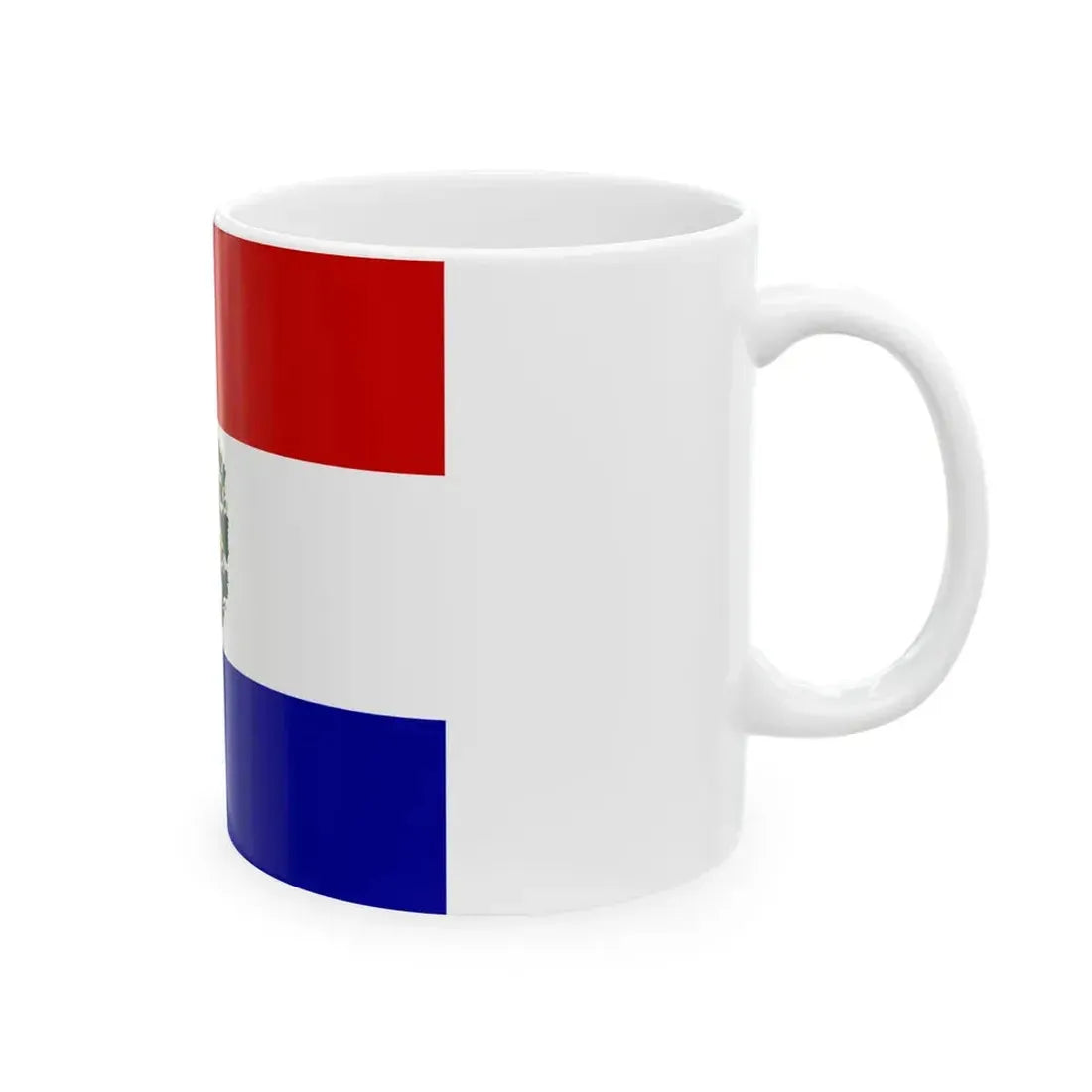 Flag of Serbia 1835 (Serbia) White Coffee Mug - Go Mug Yourself