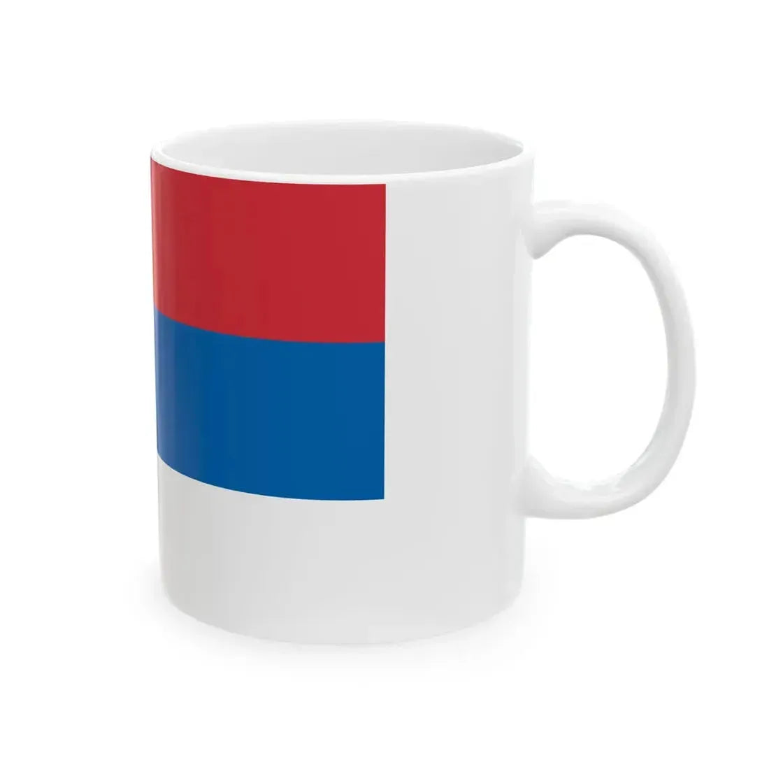 Flag of Serbia 2004-2010 lighter (Serbia) White Coffee Mug - Go Mug Yourself