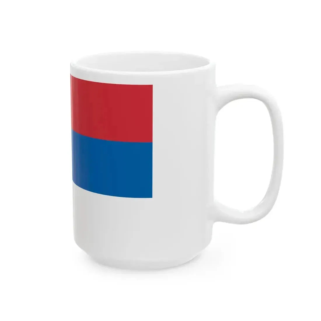 Flag of Serbia 2004-2010 lighter (Serbia) White Coffee Mug - Go Mug Yourself
