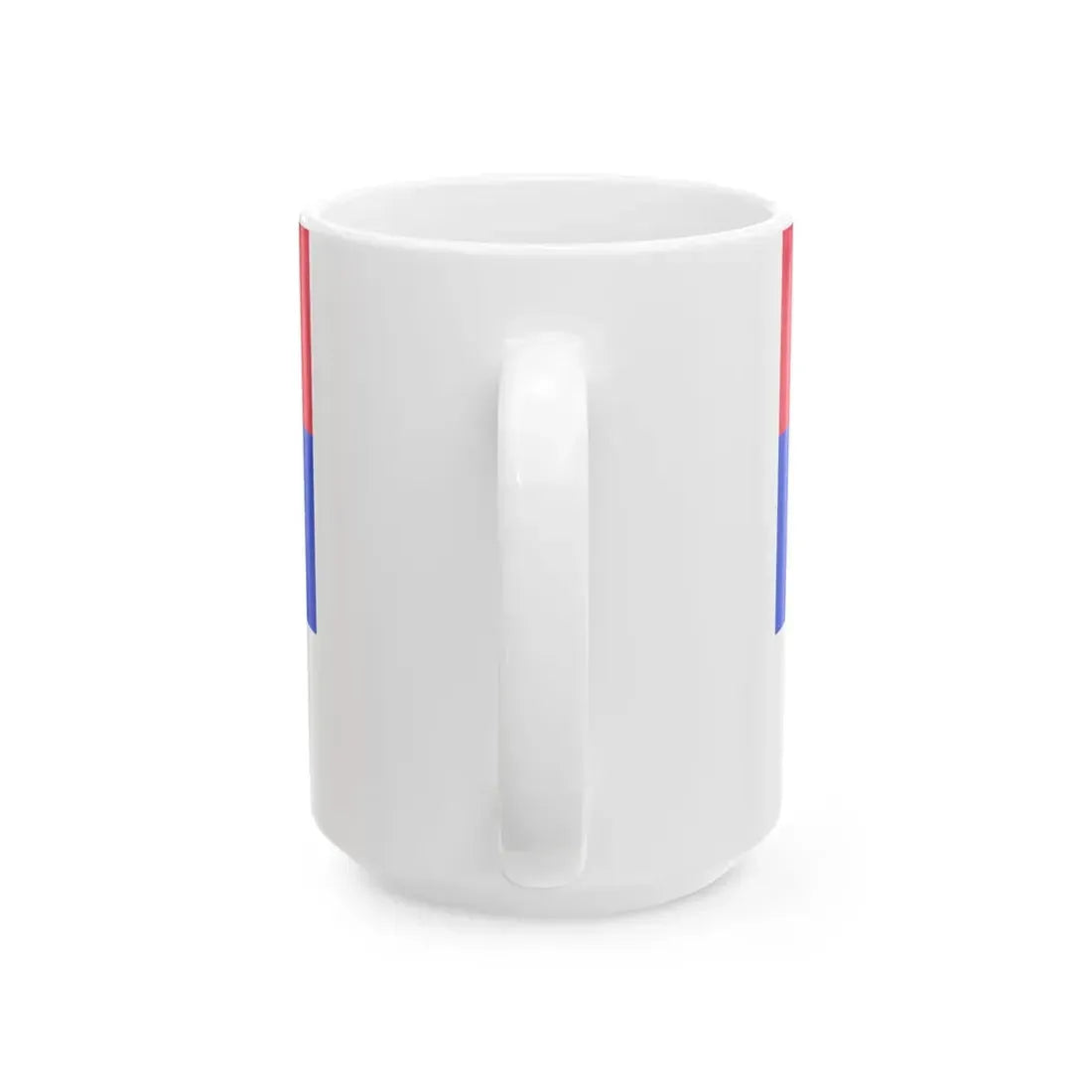 Flag of Serbia 2010 CMYK (Serbia) White Coffee Mug - Go Mug Yourself