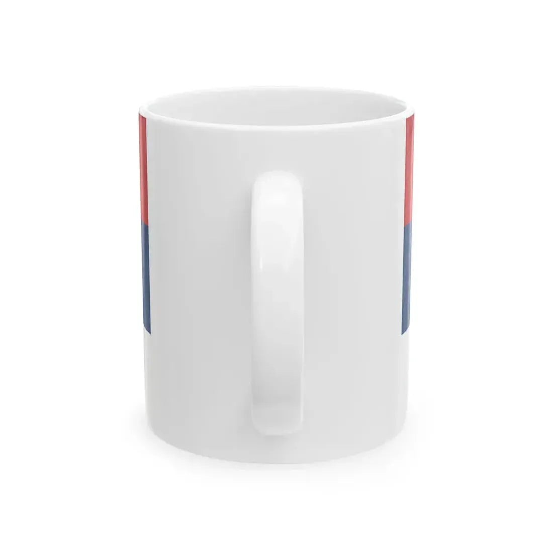Flag of Serbia 5-3 (Serbia) White Coffee Mug - Go Mug Yourself