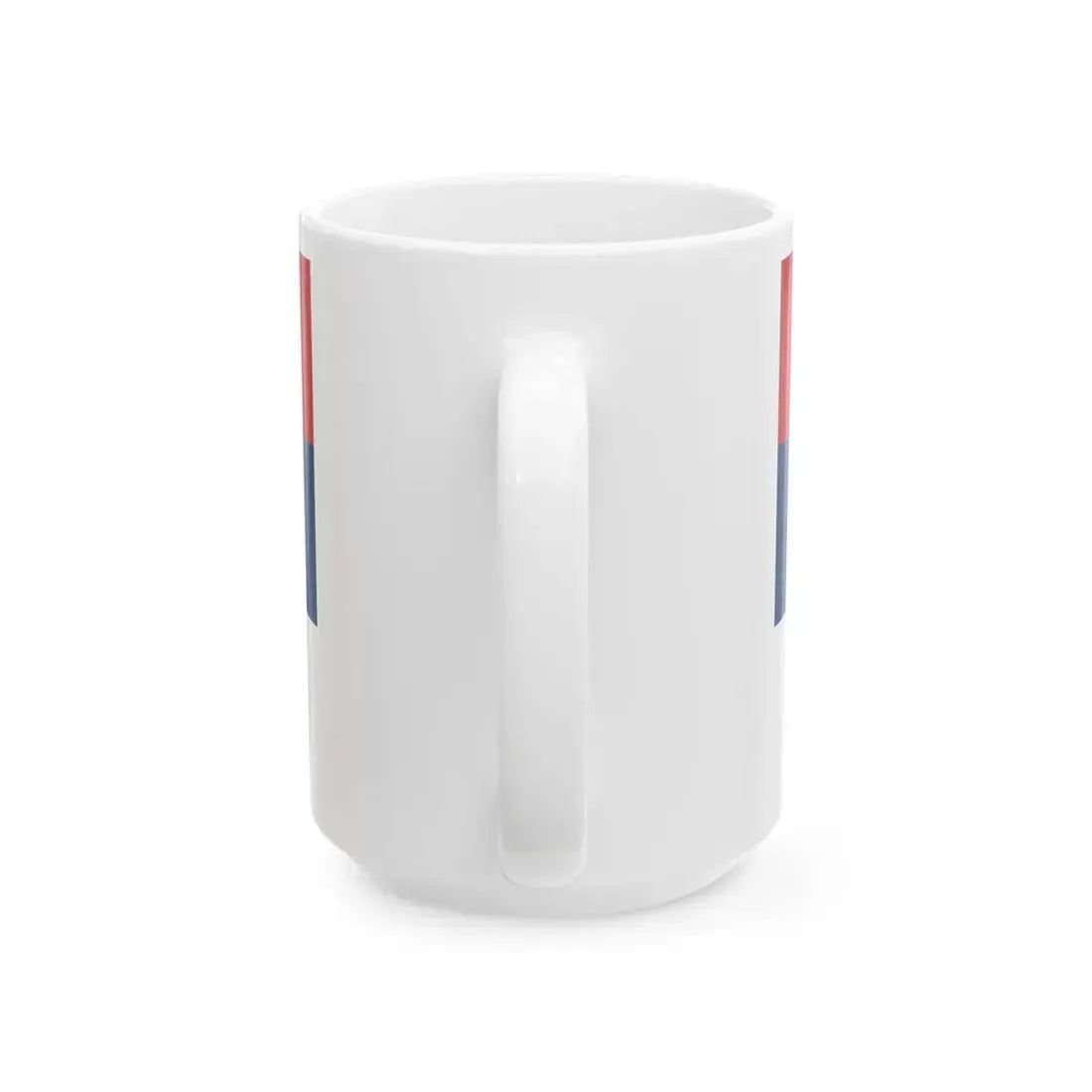 Flag of Serbia 5-3 (Serbia) White Coffee Mug - Go Mug Yourself