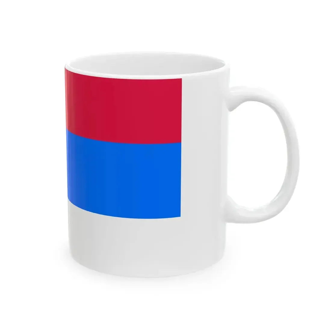 Flag of Serbia CMYK (Serbia) White Coffee Mug - Go Mug Yourself