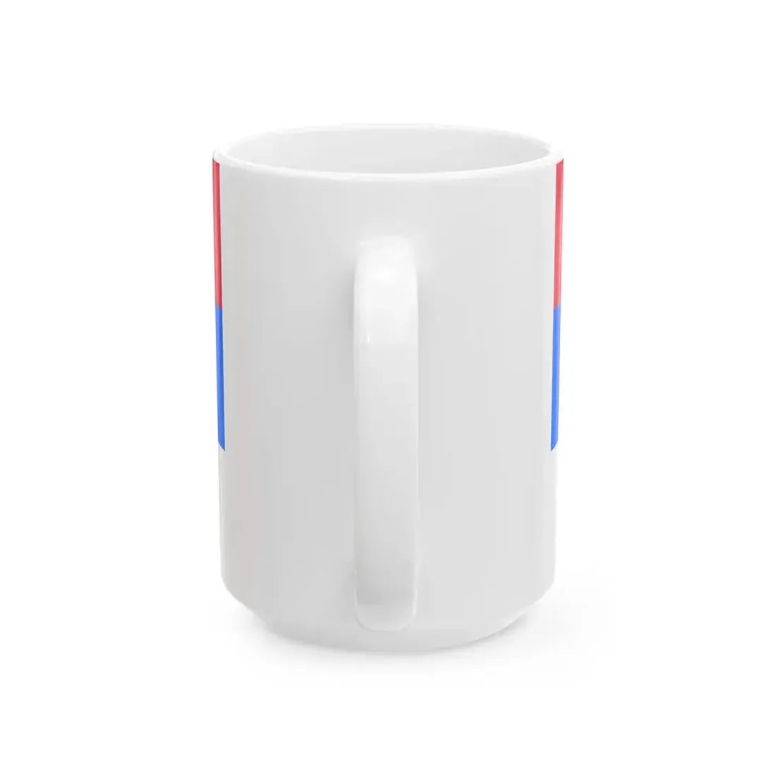 Flag of Serbia CMYK (Serbia) White Coffee Mug - Go Mug Yourself